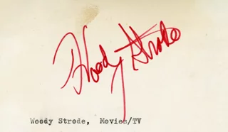 Woody Strode autograph
