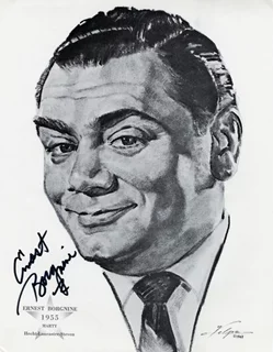 Ernest Borgnine autograph