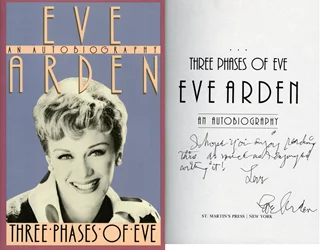 Eve Arden autograph