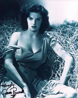 Jane Russell autograph