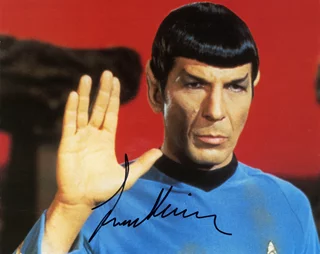 Leonard Nimoy autograph