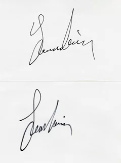 Leonard Nimoy autograph