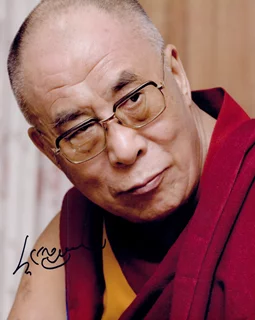 Dalai Lama autograph