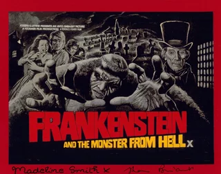 Frankenstein and The Monster From Hell autograph