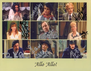 Allo Allo autograph
