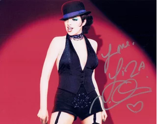 Liza Minnelli autograph