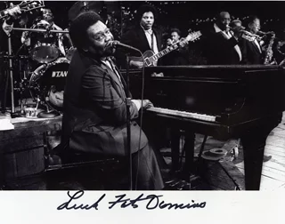 Fats Domino autograph