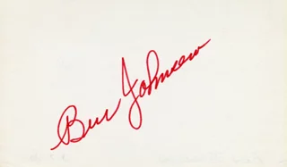 Ben Johnson autograph