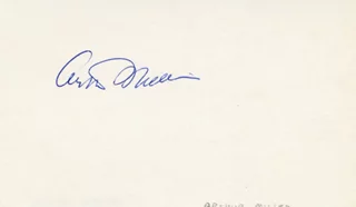 Arthur Miller autograph