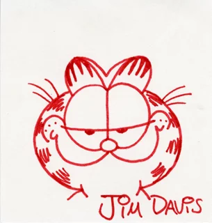 Jim Davis autograph