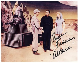 Anne Francis autograph