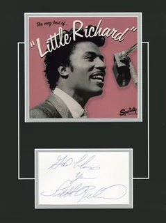Little Richard autograph