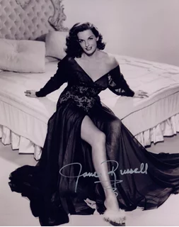 Jane Russell autograph