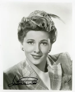 Joan Fontaine autograph