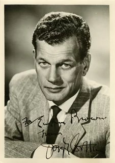 Joseph Cotten autograph