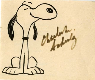 Charles Schulz autograph