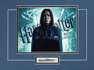 Alan Rickman autograph