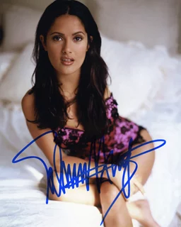 Salma Hayek autograph