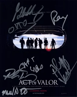 Act of Valor autograph