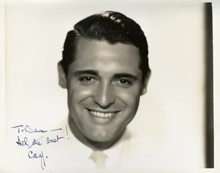Cary Grant autograph