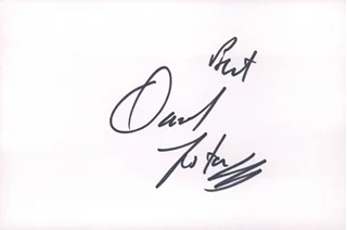David Foster autograph