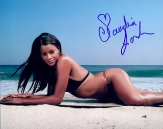 Claudia Jordan autograph