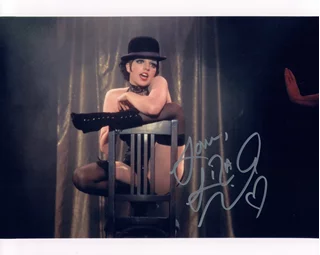 Liza Minnelli autograph