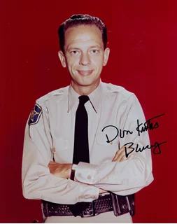 Don Knotts autograph