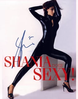 Shania Twain autograph
