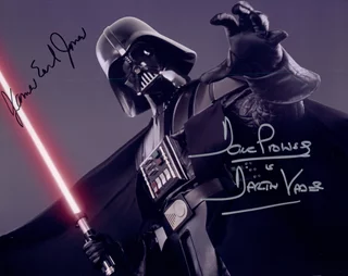 Darth Vader autograph