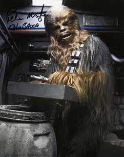 Peter Mayhew autograph