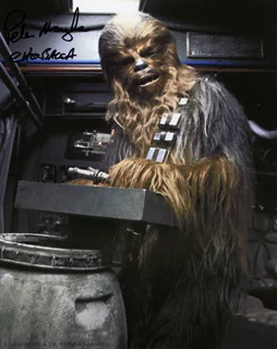Peter Mayhew autograph
