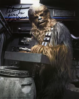 Peter Mayhew autograph