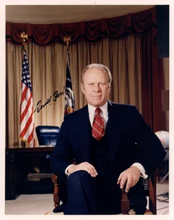 Gerald Ford autograph