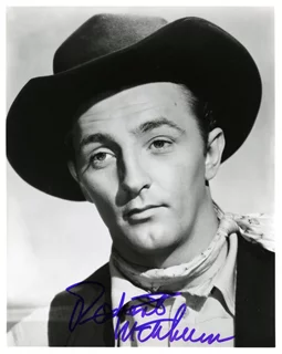 Robert Mitchum autograph