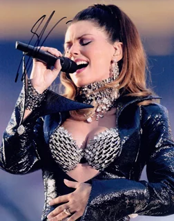 Shania Twain autograph