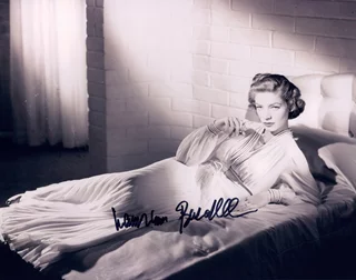 Lauren Bacall autograph
