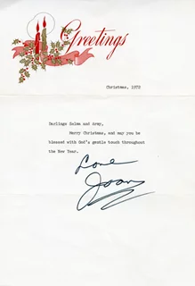 Joan Crawford autograph