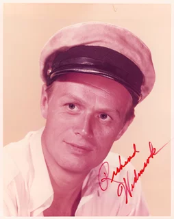 Richard Widmark autograph