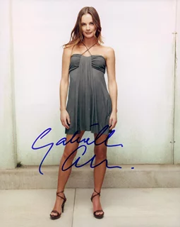 Gabrielle Anwar autograph