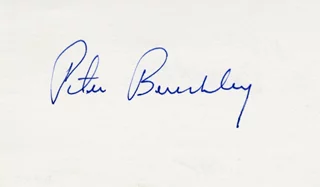 Peter Benchley autograph