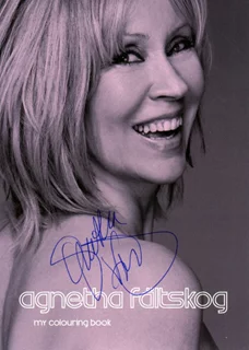 Agnetha Faltskog autograph