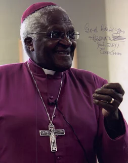 Desmond Tutu autograph