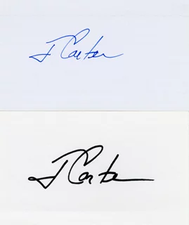 Jimmy Carter autograph