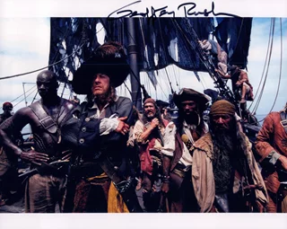 Geoffrey Rush autograph