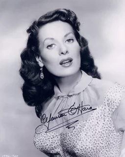 Maureen O'Hara autograph