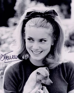 Catherine Deneuve autograph