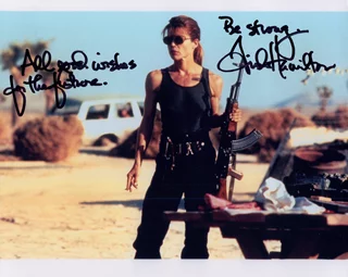 Linda Hamilton autograph