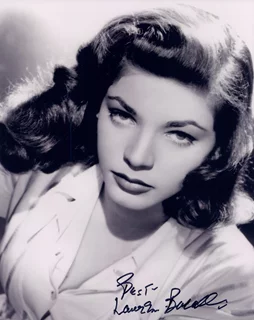 Lauren Bacall autograph
