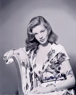 Lauren Bacall autograph